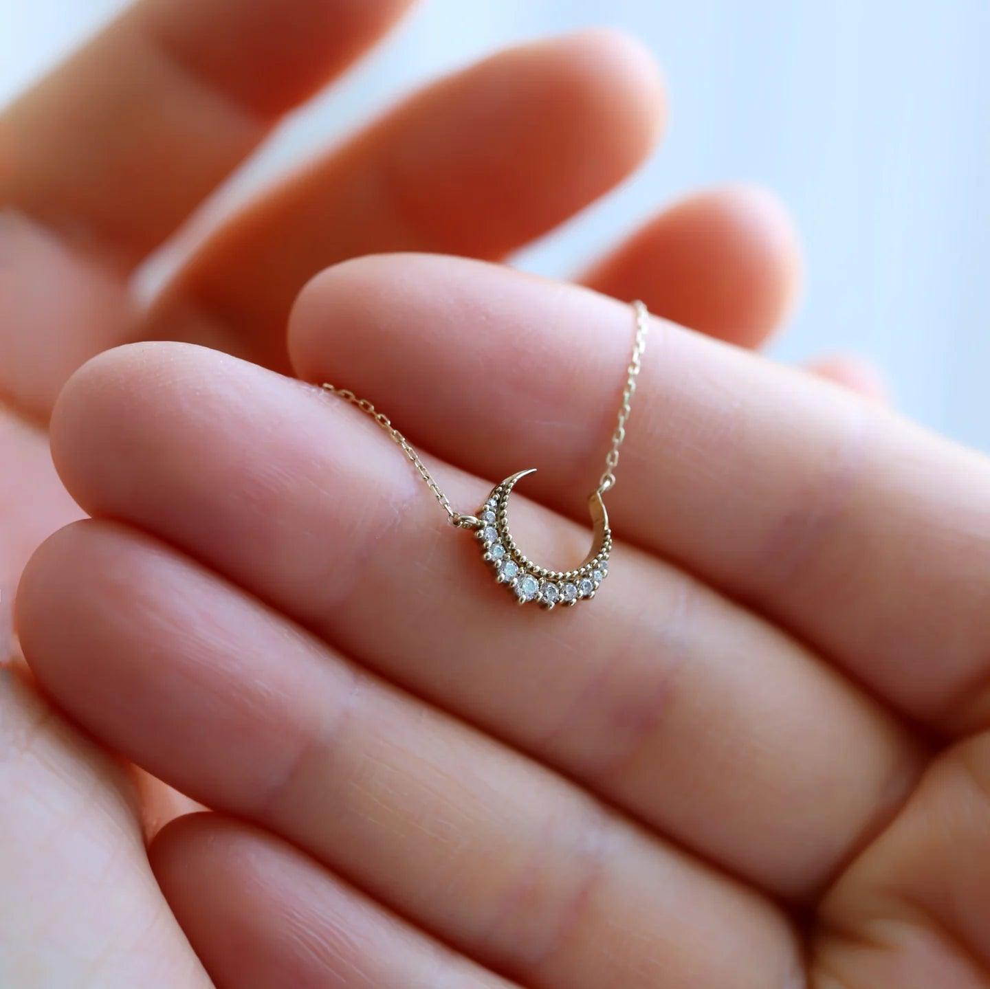MOON DANCE NECKLACE - Mim Diamond