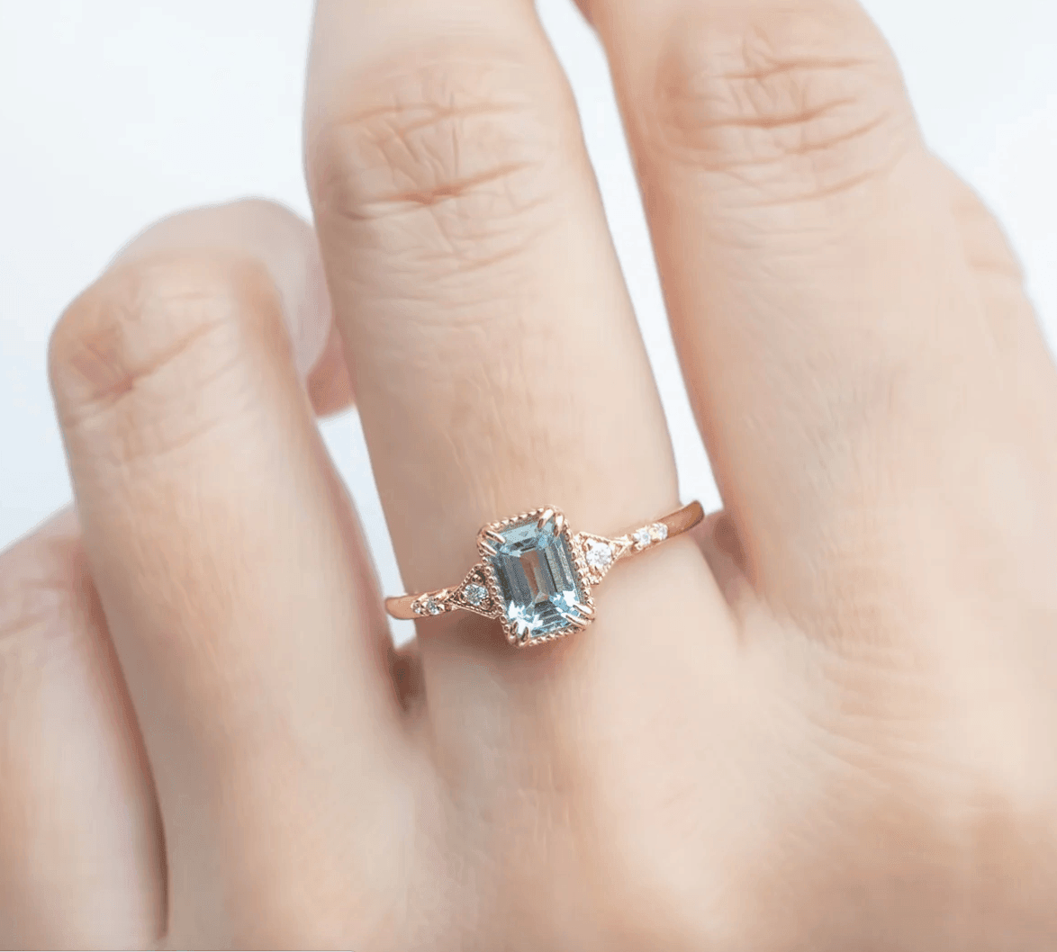 Vintage Pırlanta Yüzük - Mibel - Mim Diamond