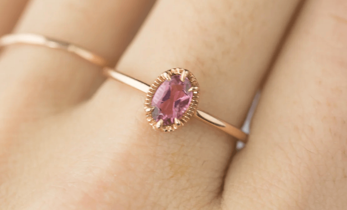 Vintage Pırlanta Safir Yüzük - Opines