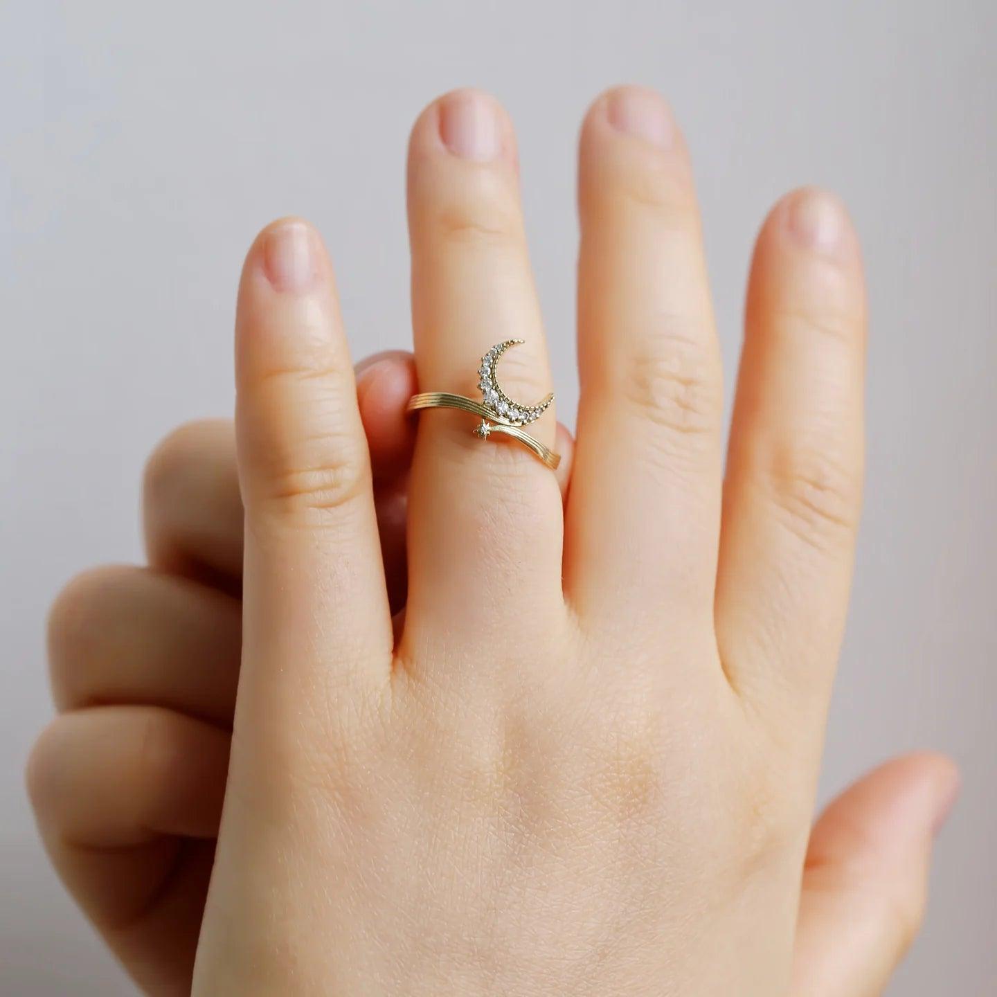 MOON DANCE RING - Mim Diamond