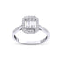 Pırlanta 0.35 Karat Baget Yüzük - Mim Diamond