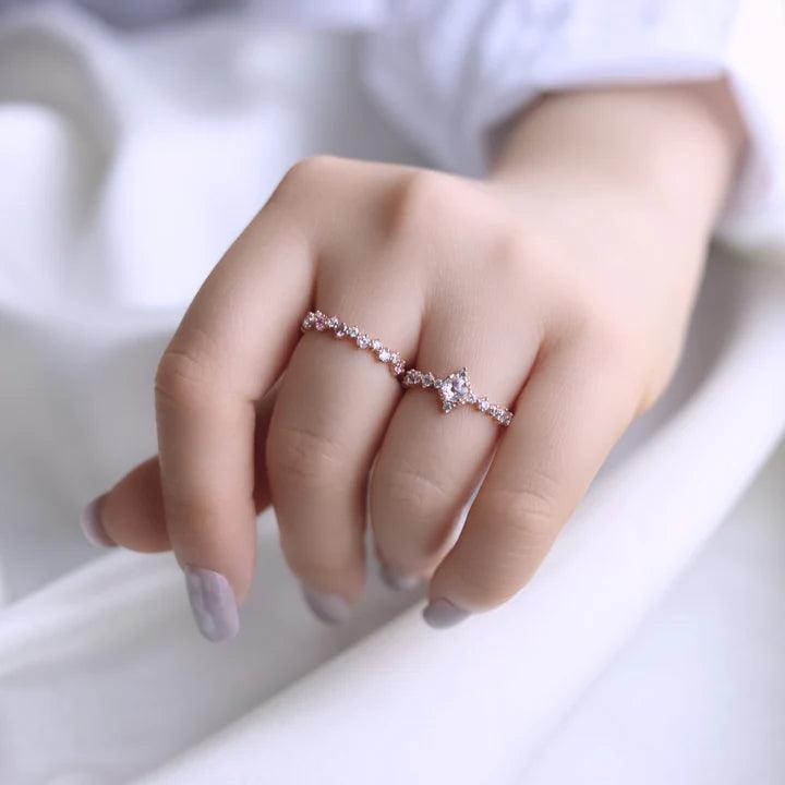 DREAMY PINK SKY RING - Mim Diamond