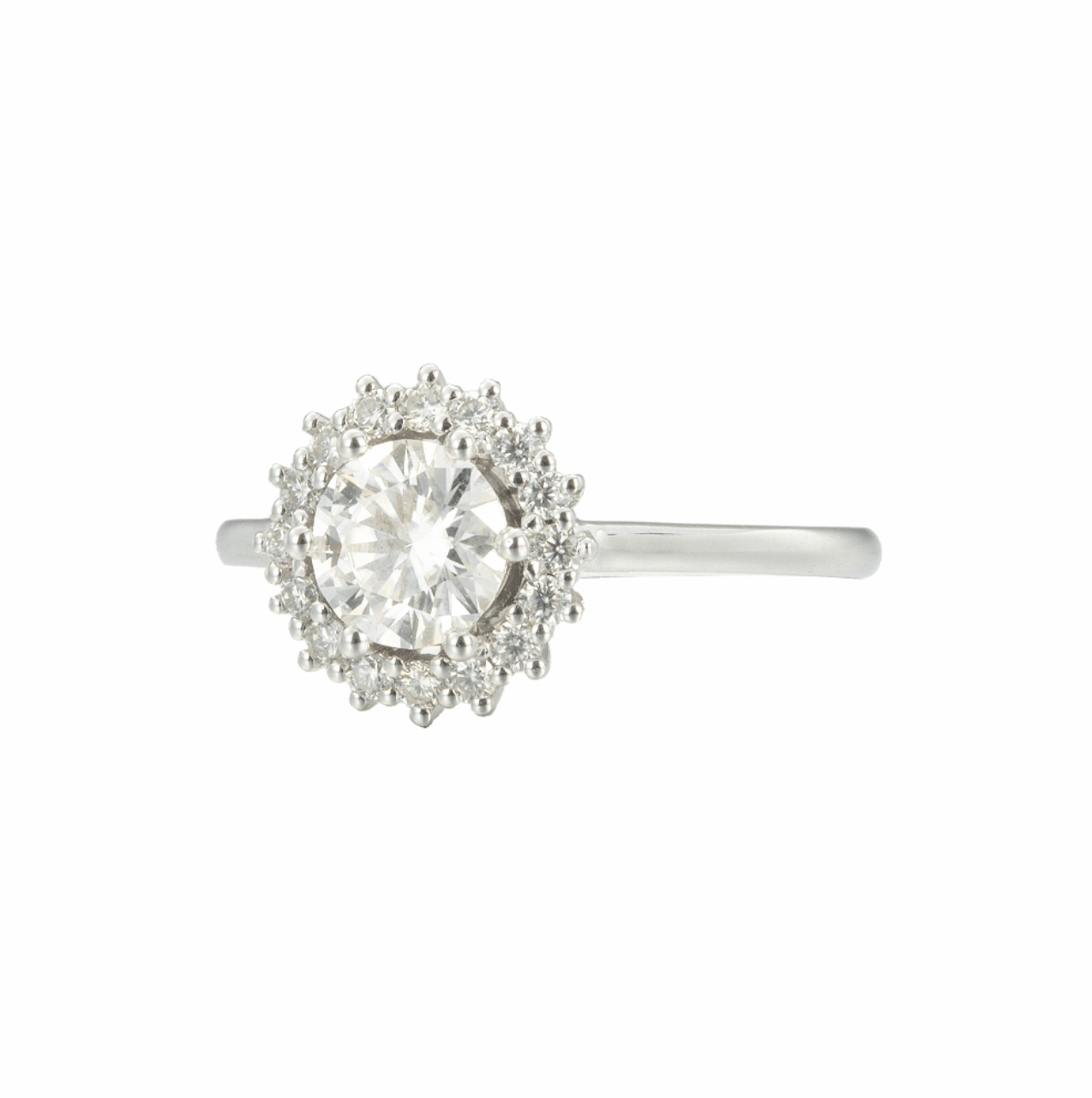 Işık Halkası Mozanit Evlilik Teklifi Yüzüğü - Askella