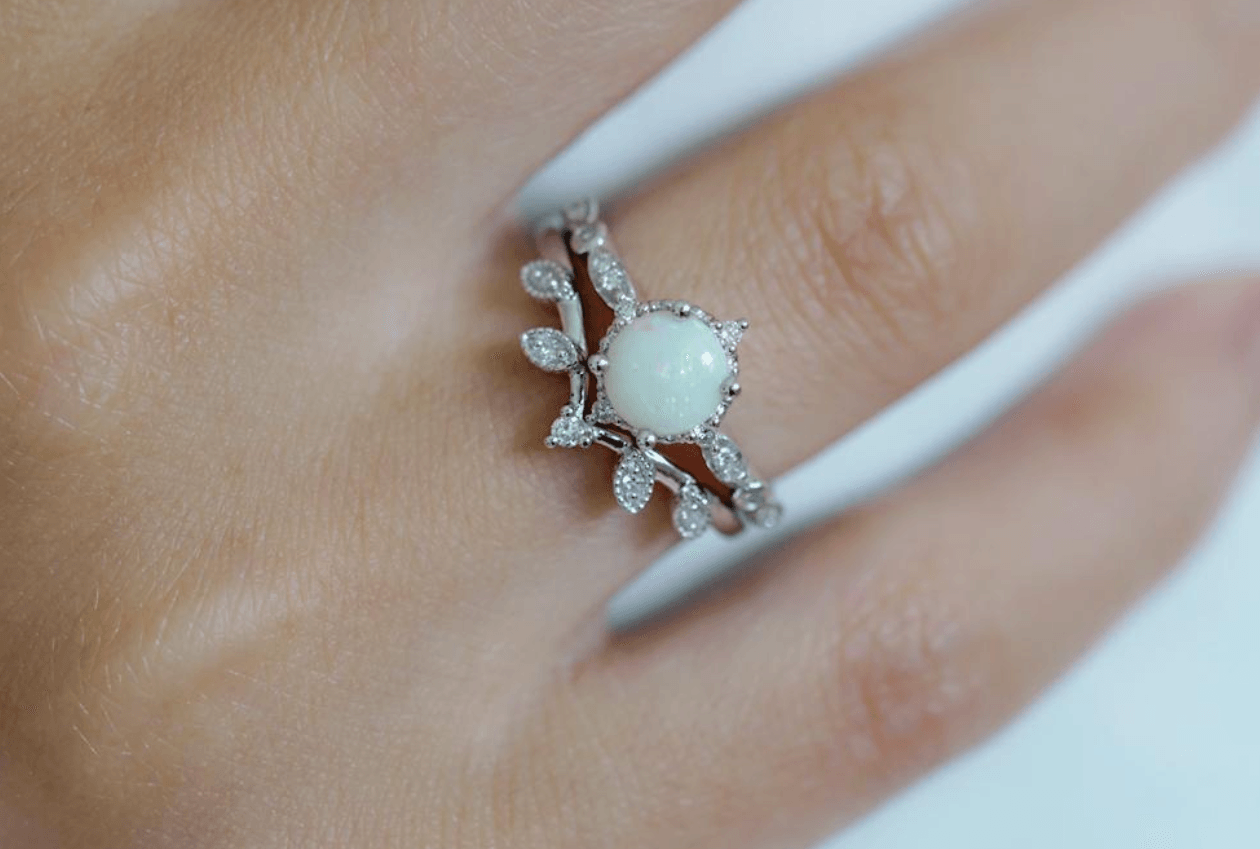 Vintage Opal Yüzük - Minkar