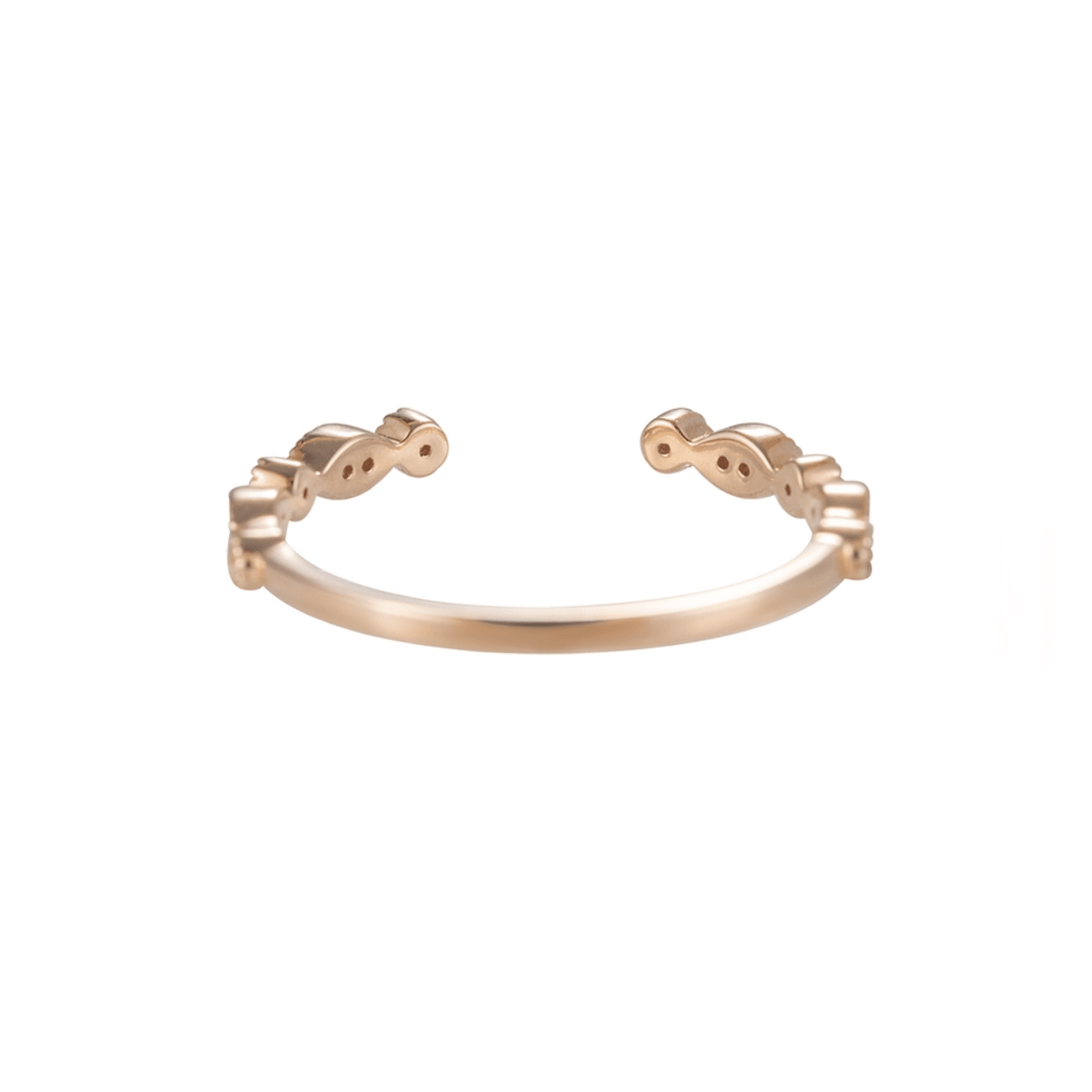 Vintage Pırlanta Tamamlayıcı Alyans Yüzük - Anemone