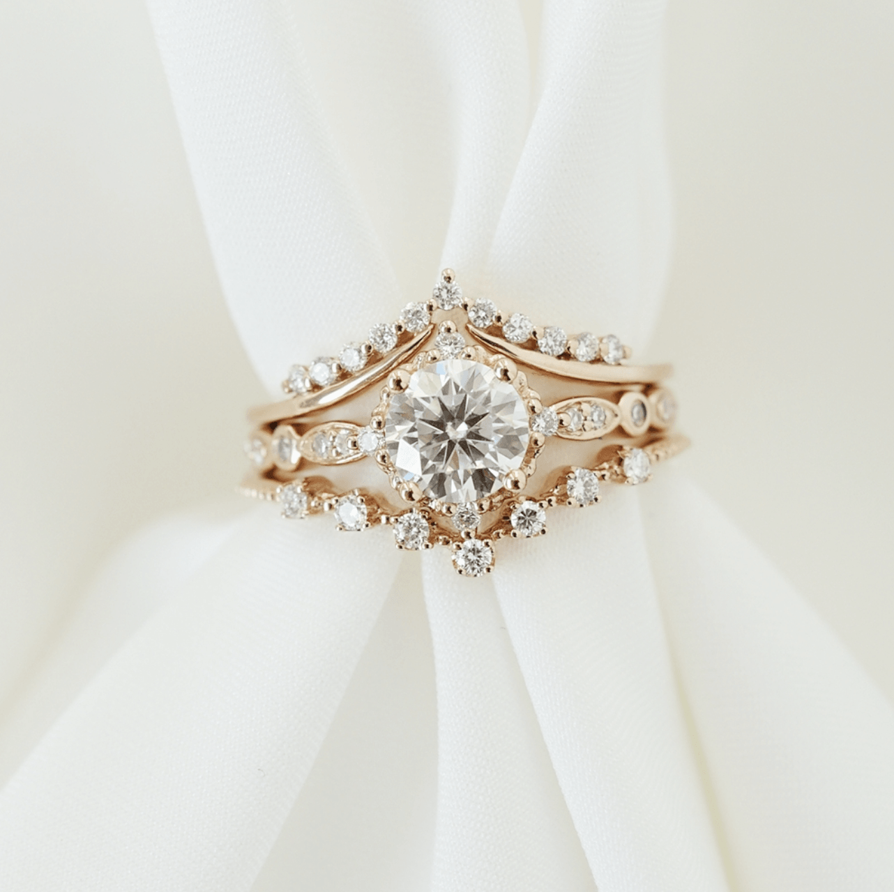 Vintage Mozanit Yüzük - Zaniah