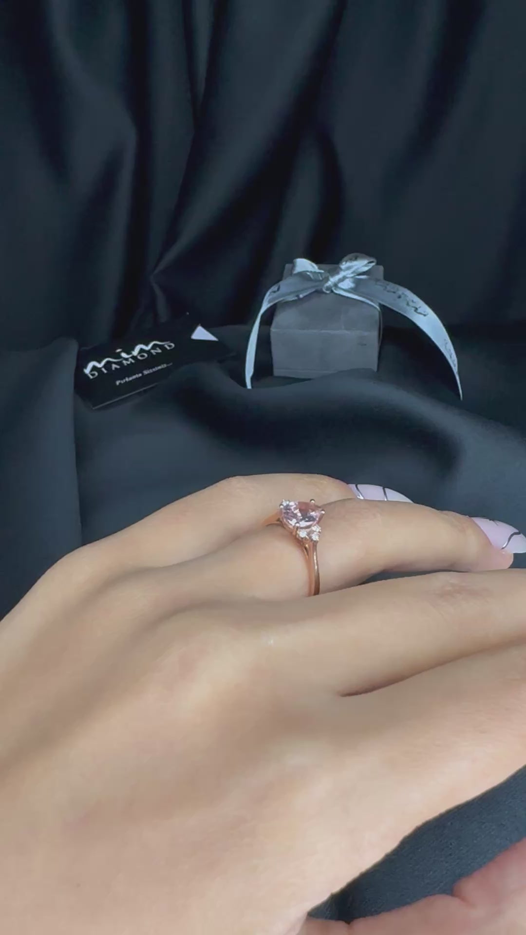 Vintage Damla Morganit Yüzük - Arcturus