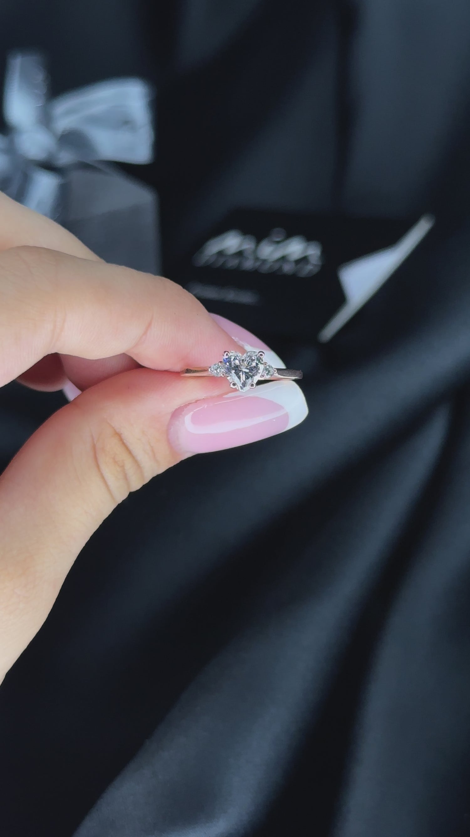 Yakut Kalp Pırlantalı Yüzük - Odyat