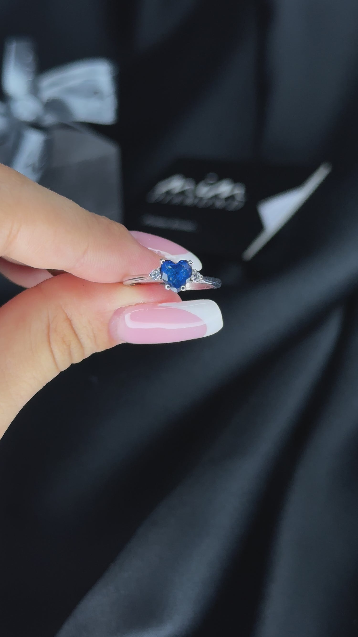 Yakut Kalp Pırlantalı Yüzük - Odyat