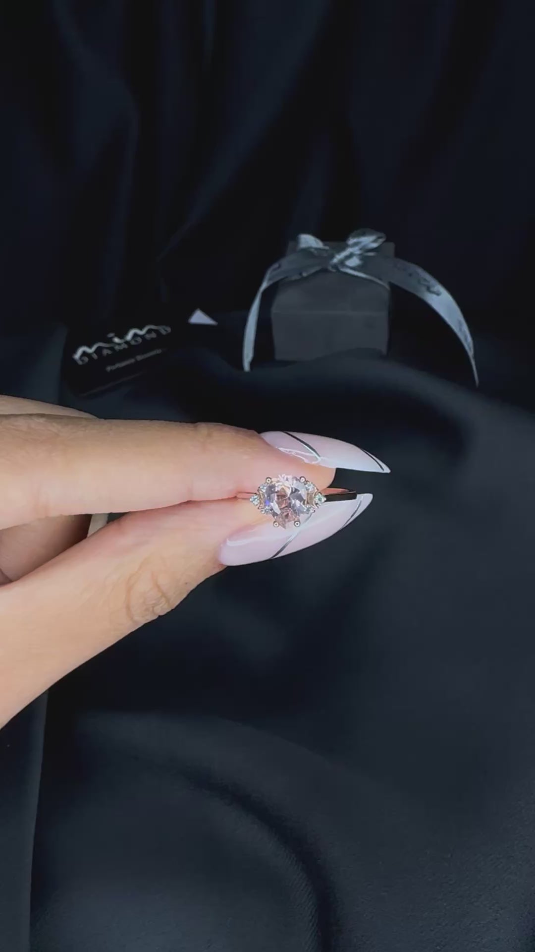 Vintage Damla Morganit Yüzük - Arcturus