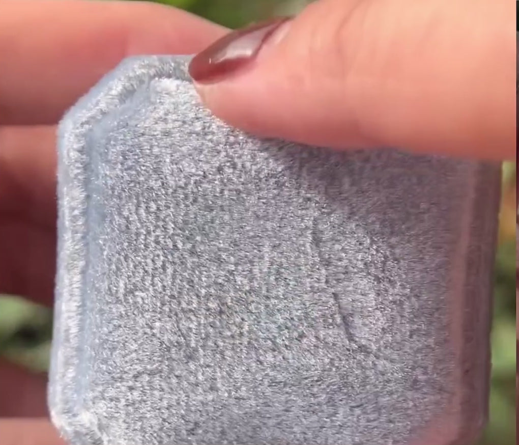 Винтажное кольцо с овальным аквамарином - Syrma