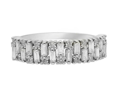 0.70 Karat Baget Pırlanta Yüzük - Arm - Mim Diamond