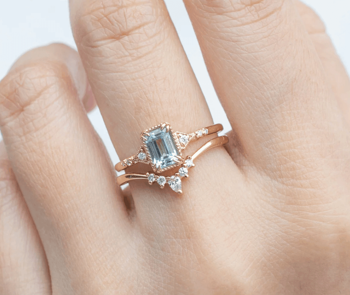 Vintage Pırlanta Yüzük - Mibel - Mim Diamond