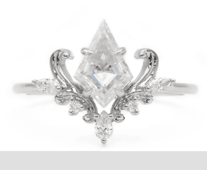 Vintage Mozanit Kuğulu Pırlanta Yüzük - Kayl