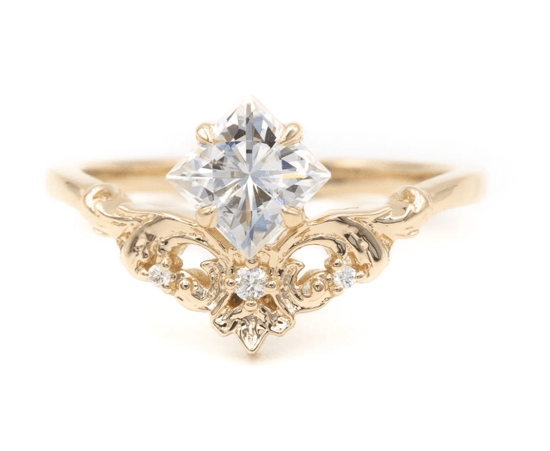 Vintage Mozanit Prenses Yüzük - Diana 