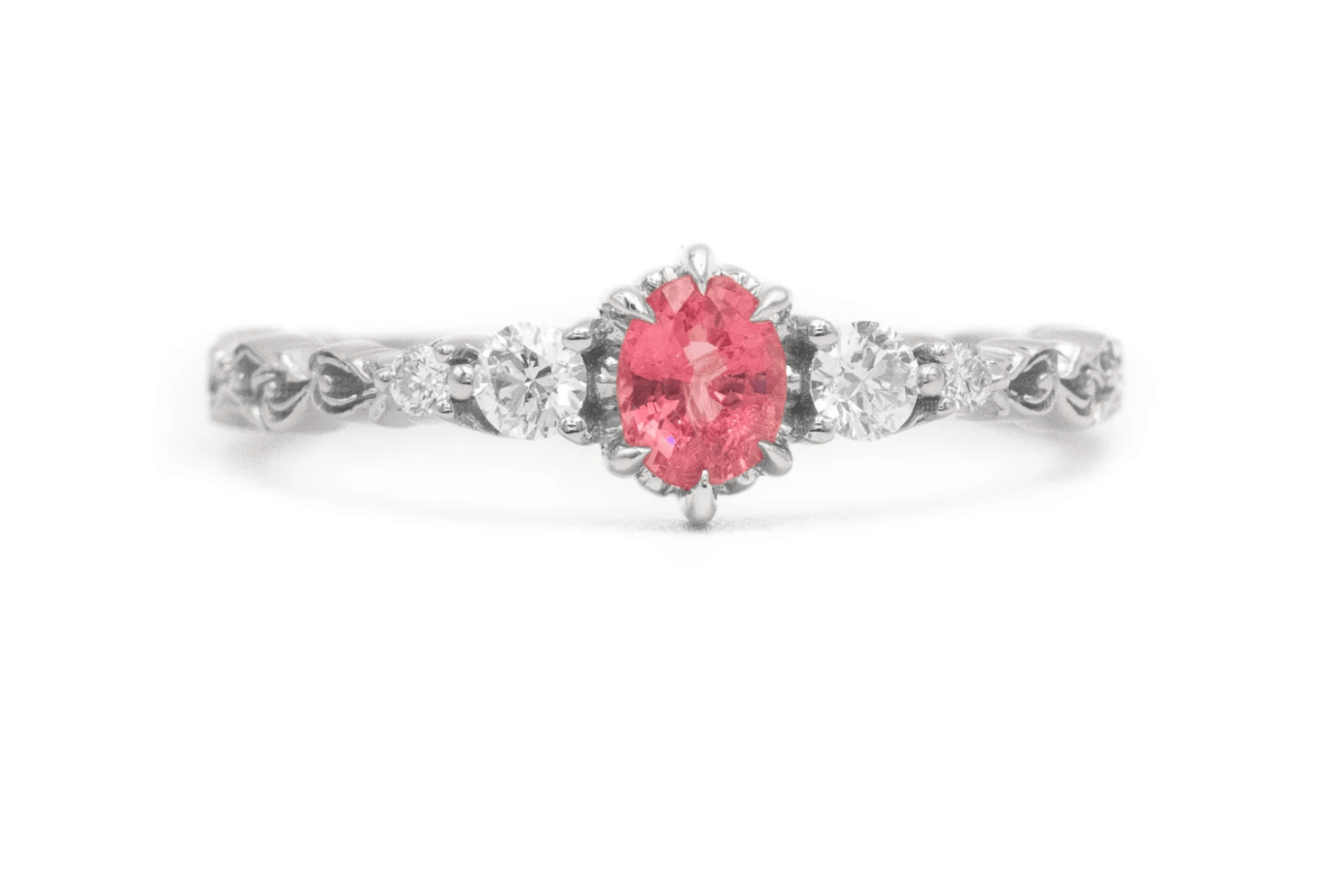 Vintage Pembe Safir Yüzük - Neon 