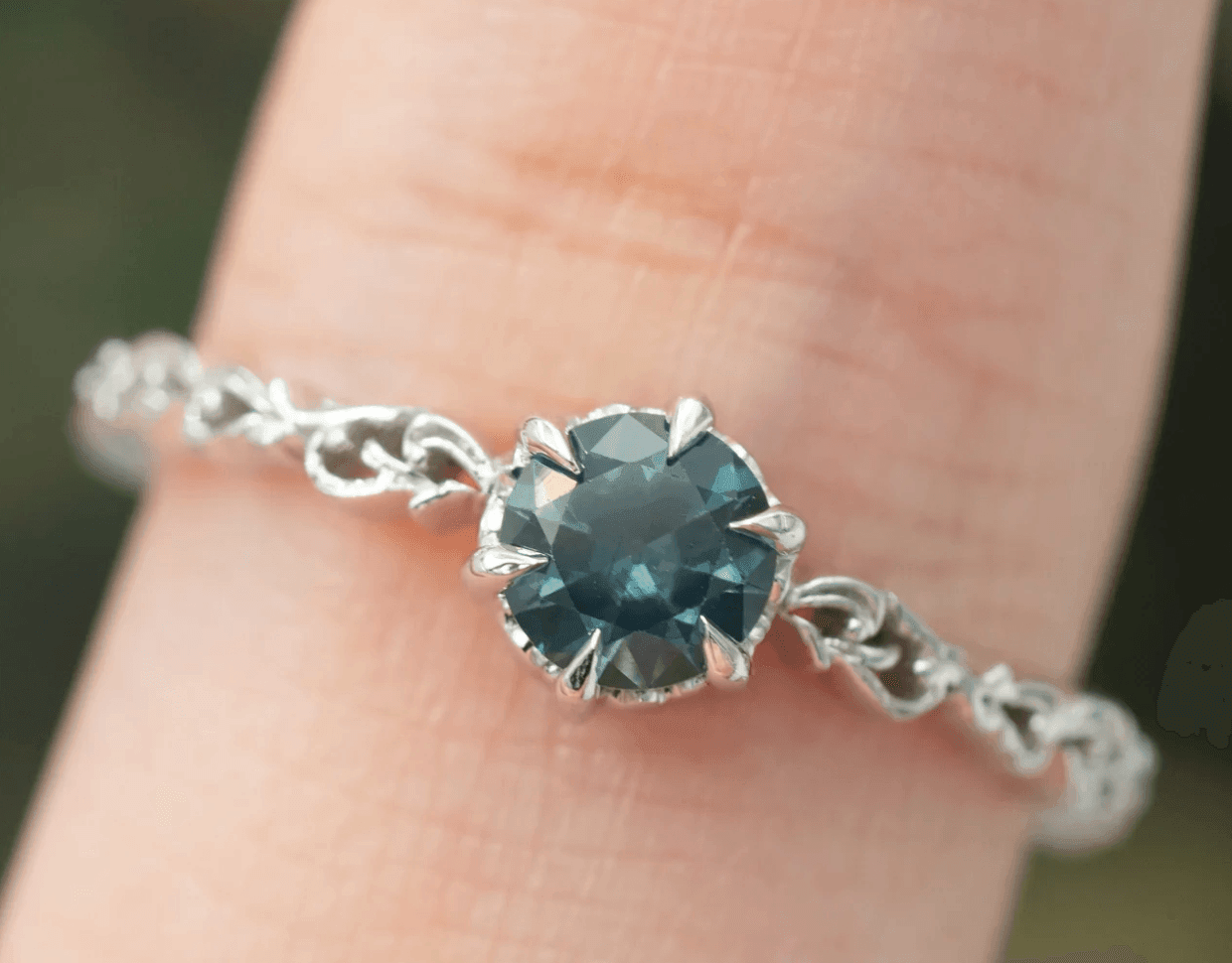 Vintage Safir Yüzük - Eliz - Mim Diamond