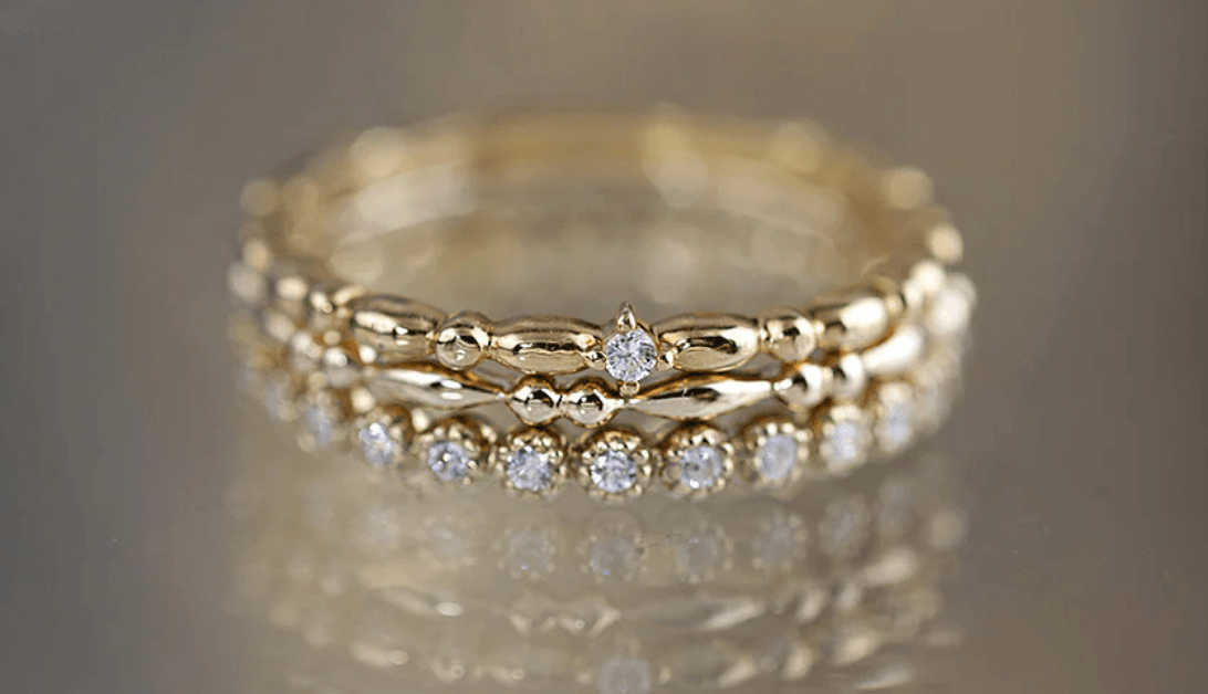 Vintage Tamamlayıcı Yüzük - Bensa - Mim Diamond