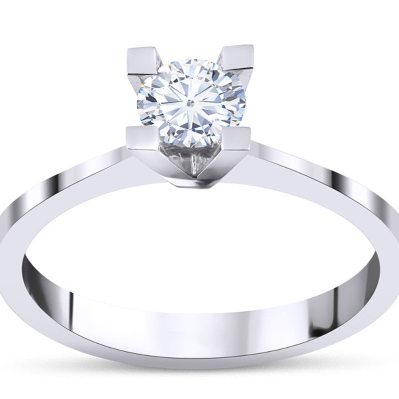 Evlilik Teklifi İçin Özel Pırlanta Tektaş Yüzük 1