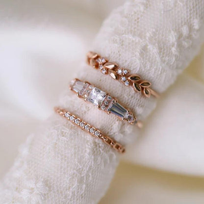 WHITE ART DECO RING - Mim Diamond