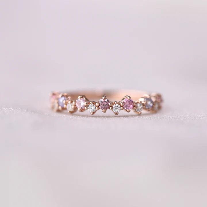 DREAMY PINK SKY RING - Mim Diamond