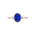 Oval Vintage Safir Yüzük - Castor