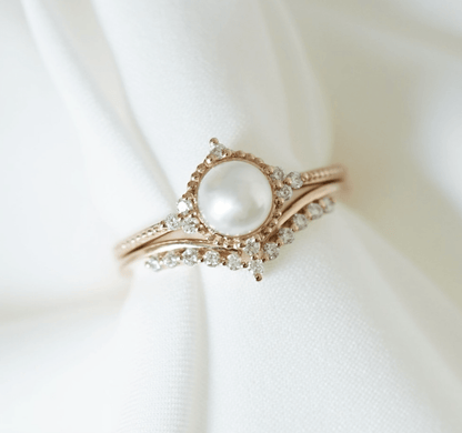 Vintage Akoya İnci Yüzük - Rigel