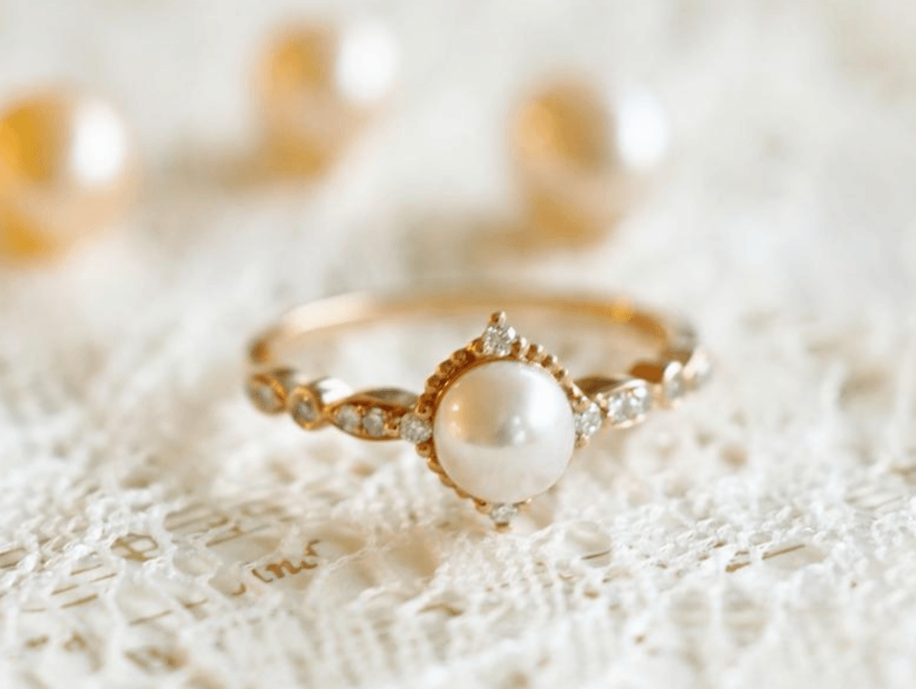 Vintage Akoya İnci Yüzük - Rukbat