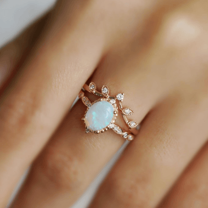 Vintage Akuamarin Evlilik Teklifi Yüzüğü - Sargas