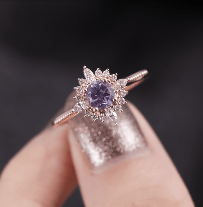 Vintage Art Deco Alexandrite Yüzük - Albaldah