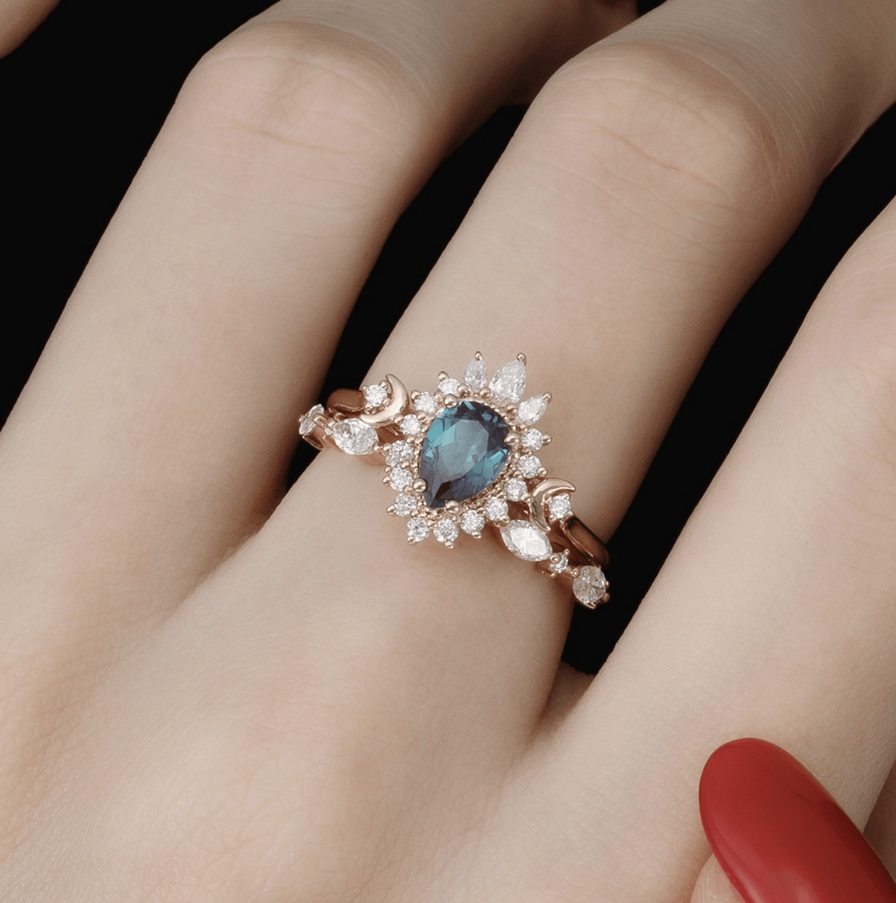 Vintage Damla Alexandrite Yüzük - Alkurah