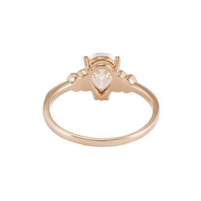 Vintage Damla Yosunlu Akik Yüzük - Caph