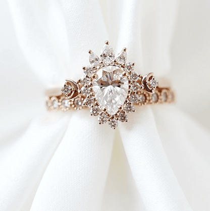 Vintage Damla Mozanit Yüzük - Almach