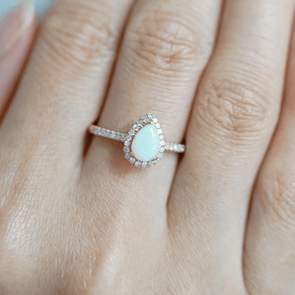 Vintage Damla Opal Yüzük - Rasalas