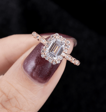 Vintage Esintili Mozanit Yüzük - Sheraton