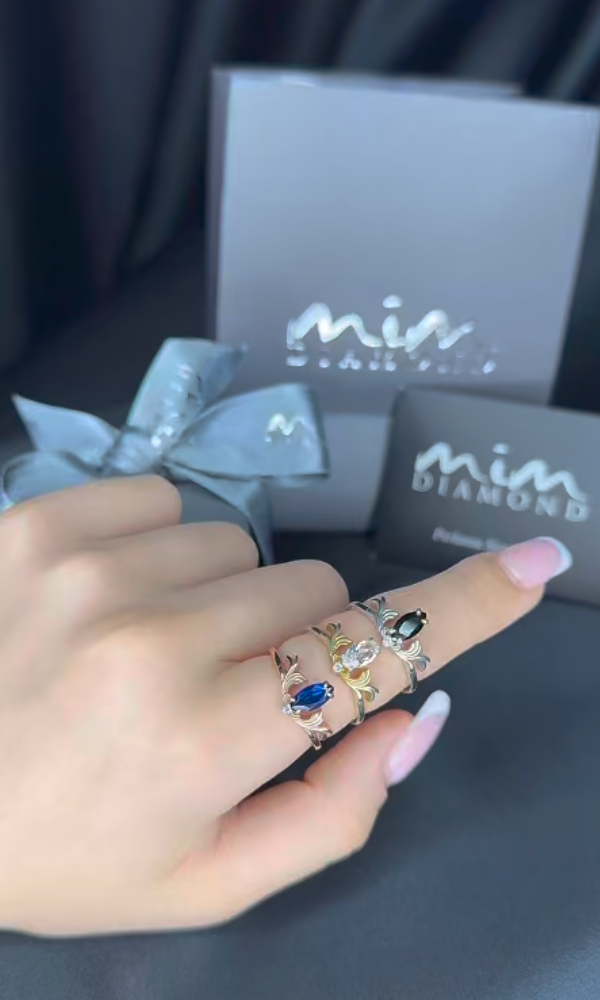 Vintage pırlanta yüzük ayzen