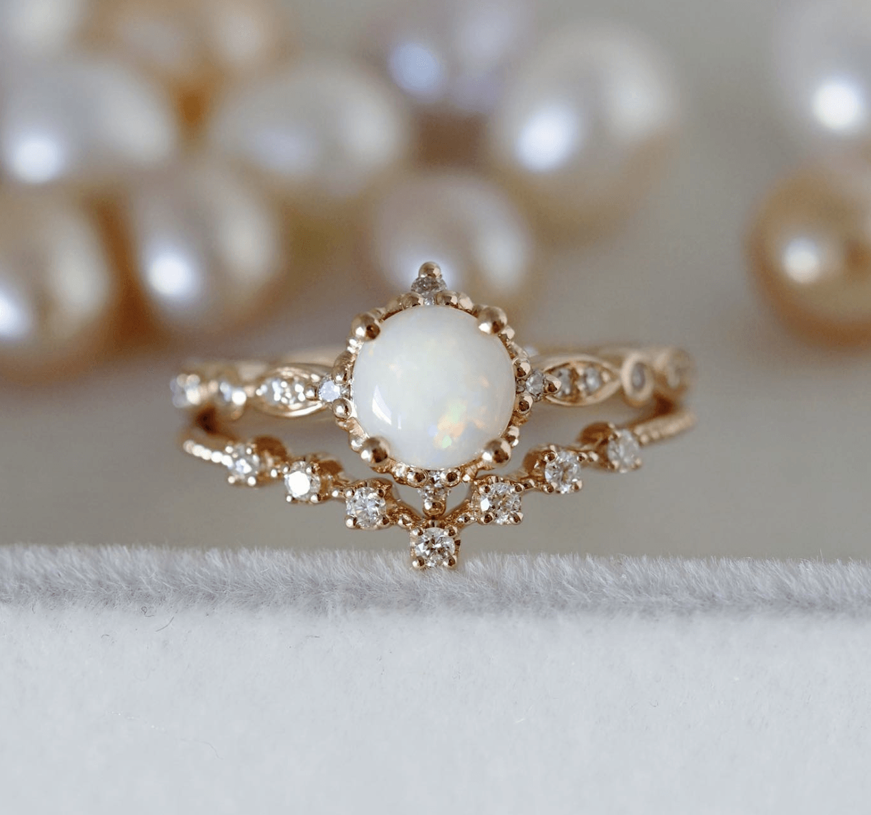 Vintage Opal Yüzük - Minkar