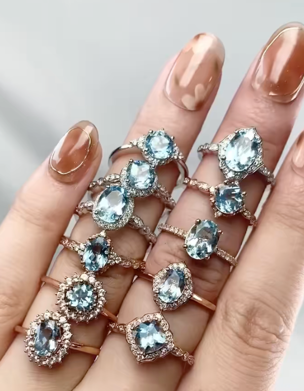 Vintage Oval Safir Yzk - Syrma3