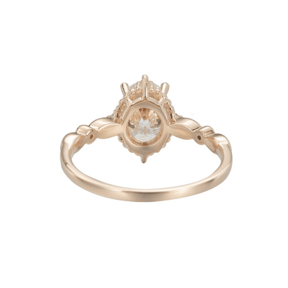 Vintage Oval Alexandrite Evlilik Teklifi Yüzüğü - Vega