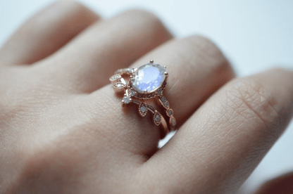 Vintage Oval Aytaşı Yüzük - Terebellum