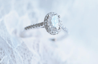 Vintage Oval Mozanit Işık Halkası Yüzük - Matar