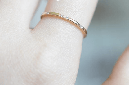 Vintage Pırlanta Alyans Yüzük - Acacia