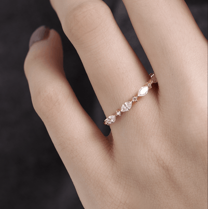 Vintage Pırlanta Alyans Yüzük - Daffodil