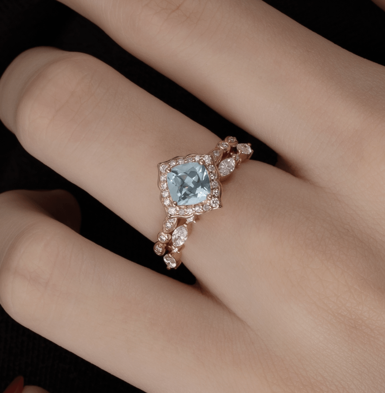 Vintage Pırlanta Alyans Yüzük - Daffodil