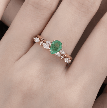 Vintage Pırlanta Alyans Yüzük - Daffodil