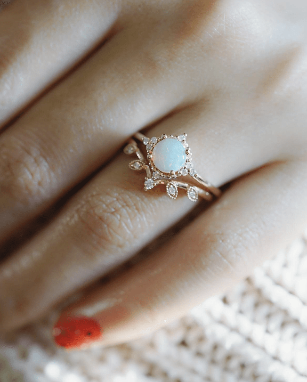 Vintage Pırlanta Alyans Tamamlayıcı Yüzük - Freesia