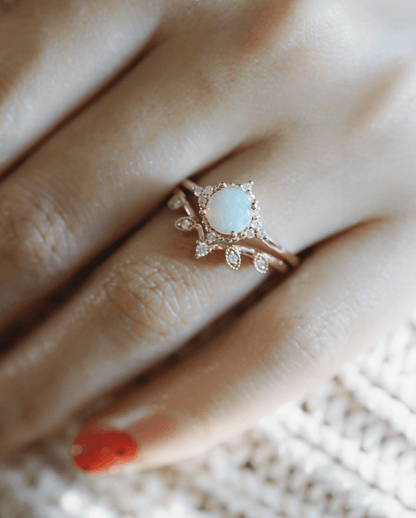 Vintage Pırlanta Alyans Tamamlayıcı Yüzük - Freesia