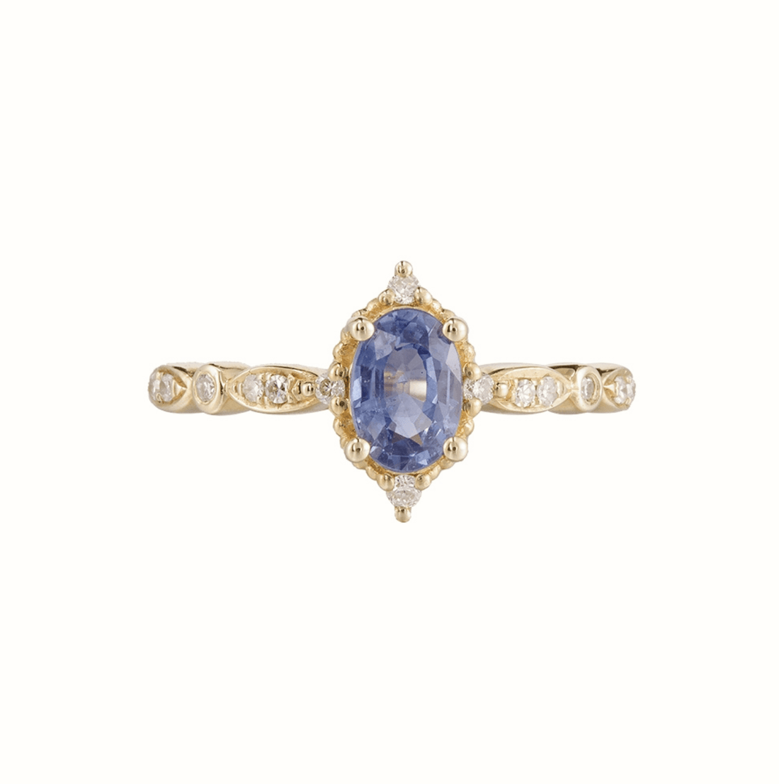Vintage Safir Evlilik Teklifi Yüzüğü - Seginus