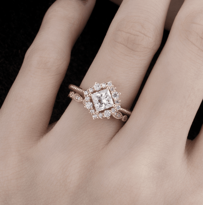 Vintage Tasarım Prenses Yüzük - Rana