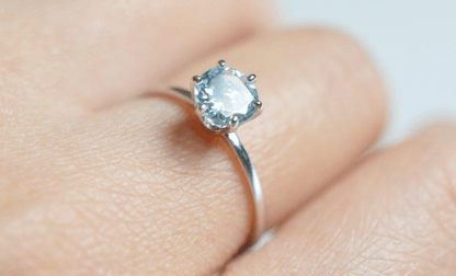 Vintage Tektaş Akuamarin Yüzük - Nihal